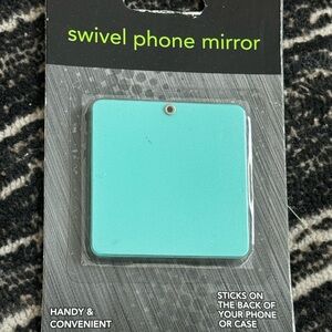 Swivel Phone Mirror - Turquoise